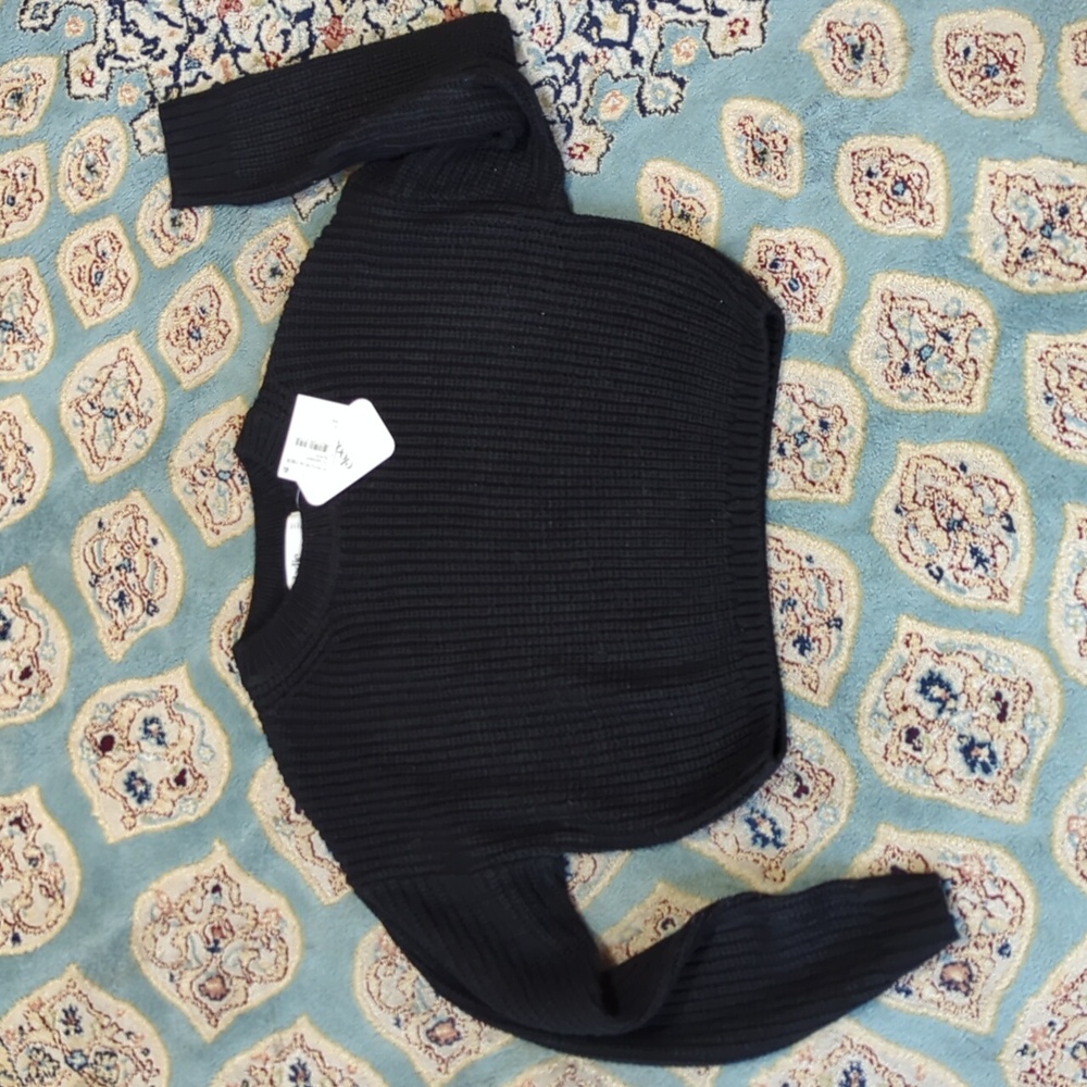Elodie Juniors Slightly Oversized Cropped Sweater NWT